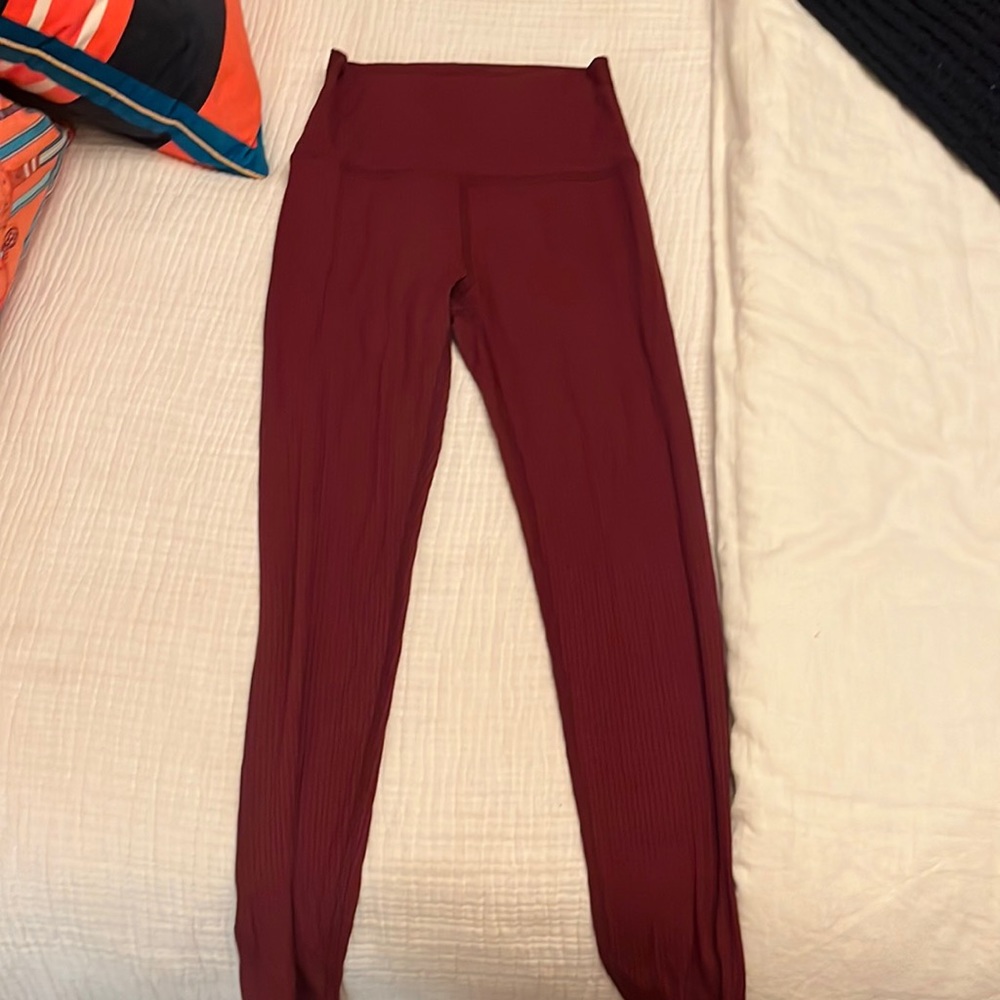 DAILY DRILLS RIBBED LEGGINGS